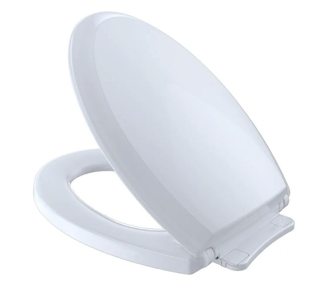 TOTO Guinevere SoftClose® Slow Close Elongated Toilet Seat and Lid, Cotton White
