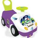 Kiddieland My First Buzz Ride-On Toddler Toy with Music, Flashing Lights, Interactive Dashboard, Foot-to-Floor Design, Sturdy Construction, Ages 2+, Medium