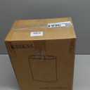 1.8 Gallons Small Stainless Steel Trash Can with Press Type Lid, Slim Bathroom Garbage Bin, Removable Liner Bucket, Dog Proof Narrow Wastebasket with Pop-Up Lid for Bedroom,Toilet (Matt Black)