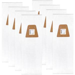 Style ST Vacuum Bags Compatible with Sanitaire Commercial Upright Vacuum Cleaner: S600 SC600 SC678 SC688 SC800 SC888 SC888J SC889 Series, Part# 63213B(8 Pack)