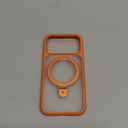 TORRAS for iPhone 17 Pro Case with Stand, Fit for MagSafe, 4X Military Drop Protection, Camera Control Button, Slim Soft Edge Phone Case for iPhone 17 Pro, Translucent Matte Cover 6.3", Bright Orange