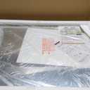 ANDY STAR Brushed Nickel Oval Bathroom Mirror for Over Sink, 24x36 Inch Bathroom Vanity Mirror with Unique Oblong Tube Metal Frame-Modern Clean Design with Anti-Rust Stainless Steel Frame