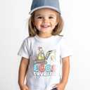 Toddler Boys Easter Shirt for Kids Girls Easter Bunny T-Shirts Tops Funny Graphic Tee Short Sleeve 2T-8Y (6-7 Years)