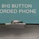 Excelltel Big Button Phone for Seniors, Corded Landline Telephone with Handsfree Function and 9 Groups of Memory, One-Touch Dialling,Suitable People with Vision Disorders/Hearing Damage (EX-LD-858HF)