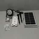 Flagpole Light Solar Powered,Auro 7 Pro Solar Spot Light 7 LED for 1.5"-3.3" Poles,18 Hour Dusk to Dawn Auto On/Off,7W Outdoor IP65 Waterproof,Multiuse on Landscape,Wall - Cold White