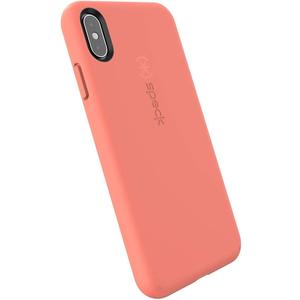 2 x Speck Products CandyShell Fit iPhone Xs Max Case, Wireless Charging Compatible Apricot Peach/Apricot Peach