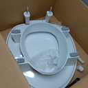 Bemis Assurance 3" Raised Toilet Seat for Seniors, Made in USA, Clean Shield Guard, Secure Hinges, Round, White
