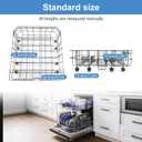 DD82-01384A Lower Dishrack Assembly Compatible with samsung DW80R2031US, DW80M2020US, DW80N3030US, DW80CG4021SR, DW80CG4051SR etc Dishwashers, Replace Number: 4959326 AP6244429 PS12085689 etc