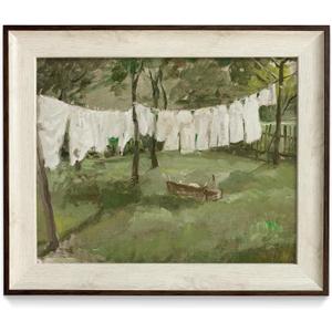 razliubit Vintage Green Framed Wall Art Prints, Replaceable Wall Decors for Room Aesthtic, Small Framed Artwork Oil Painting for Bedroom Bathroom Kitchen Office Decor(10"x12")