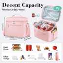 DALINDA Insulated Lunch Bag Lunch Box for Women Men,Leak-Proof Cooler Bag Lunchbox Lightweight for Work Picnic,Study,Beach,Camping,Travel