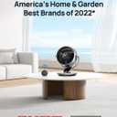 DREO Smart Fan for Bedroom,120 Vertical and 90 Oscillating Fan with Remote/Voice, 13 Inch Height Quiet Air Circulator for Whole Room, 70 ft, 4 Speeds, 5 Modes, 12H Timer, Desk Fans for Home, Office