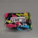 Blooming Jelly Women's Bikini Black Set Two Piece Swimsuit Triangle Top Crisscross Tie Back String Mid Rise Bottom Cheeky Bathing Suit (-Large)