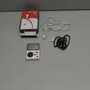 PRUNUS J-159 Pocket AM FM Radio Portable with Stereo Earphone, Gifts for Dad and Mom, Battery Operated Radio by 2 AAA,Manual Preset,Lock Key Radios,Sleep Timer,Mini Radios,Digital(No Speaker)