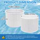 SPX1082CA 7" Pool Skimmer Basket Replacement, for Hayward Swimming Pool Skimmer SPX1082CA & Aladdin B-152 Skimmer SP1082 SP1083 SP1084 1085 1086 SP1075 Series Skimmers Basket