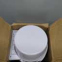 UPGRADEDTDIDVKZW Indoor dryer vent kit 10 Feet 3 In 1 Filter Bucket with 4 Inch Proflex Ducting Hose for Electric Dryers by Cenipar (White,Black,Silver)