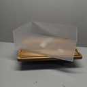 Large Cake Stand with Lid, 17 Rectangular Multi-Functional Cake Holder, Acacia Solid Wood 2-in-1 Dessert Table Display Set, Charcuterie Board for Cheese ,Fruit Platter, Acrylic Cake Dome Cover