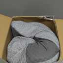 Cervical Neck Pillow for Pain Relief Sleeping, Contour Memory Foam Pillows, Ergonomic Side Sleeper Pillows for Adults, Cooling Orthopedic Neck Support Pillow for Back Stomach Sleepers (Queen Size-24.8''Lx14.96''Wx5.78''H, Dark Grey&grey)