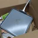 GreenPan Lima Hard Anodized 11” Square Griddle Pan, Ceramic Nonstick, PFAS-Free Nontoxic Pots and Pans, Oven & Broiler Safe, Stainless Steel Handle, Cookware for Eggs & Omelet, Gray