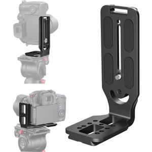 DSLR Camera L Bracket Vertical Horizontal Switching Tripod Quick Release Plate Compatible with Canon Nikon Sony DJI Osmo Ronin Zhiyun Stabilizer Tripod Monopod
