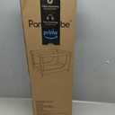 Pamo Babe Portable Crib Baby Playpen with Mattress and Carry Bag Grey