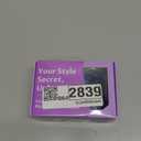 KooKaStyle Invisible Wire Hair Extensions Long Wavy Layered Synthetic Hair with Transparent Wire Adjustable Size 6 Secure Clips Hairpieces for Women(Black with Blue 20 Inch)