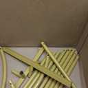 6 ft Arch Backdrop Stand, Wedding Arch Frame, Stable Metal Background Stand with Square Base Ground Nails, for Birthday Party Baby Shower Garland Decoration, Gold (6 x 2.6 FT(HxW))