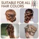 3 x Lialys Hair Pin, 3pcs Long French Elegant Hairpins For Women, Suitable For Medium To Long Hair