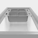 Adjustable Chest Freezer Basket, LALASTAR Freezer Organizer Bins Expandable, Universal Deep Freezer Baskets for Chest Freezer, Freezer Organization Accessories for Kitchen, 2-Pack