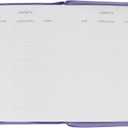 Christian Art Gifts 2026 12 Month Vegan Leather Zippered Executive Scripture Planner for Women: Amazing Grace Encouraging Message, Daily Planning/Budgeting, Time Slots, To-dos, Purple Floral/Rose Gold