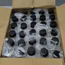 30 Pack 1.7oz Mini Liquor Bottles with Black Cap,Plastic Alcohol Bottles with 10 Funnels,Airtight Plastic Spirit Bottle for Weddings,Party Supplies