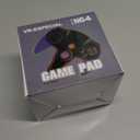 Tevodo N64 Controller, Upgraded Joystick Classic Wired Controller Compatible with N64 Console(Red and Blue)