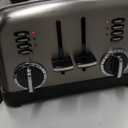 Cuisinart CPT-180BKS Classic 4-Slice Toaster, Black/Stainless Steel
