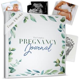 Watercolour - The Complete Pregnancy Journal & Baby Memory Book  196Page Weekly Keepsake Album with Mum Checklists, Packing Lists, Birth Plan, Ultrasound Photo Spaces & FirstYear Milestones (Watercolor)