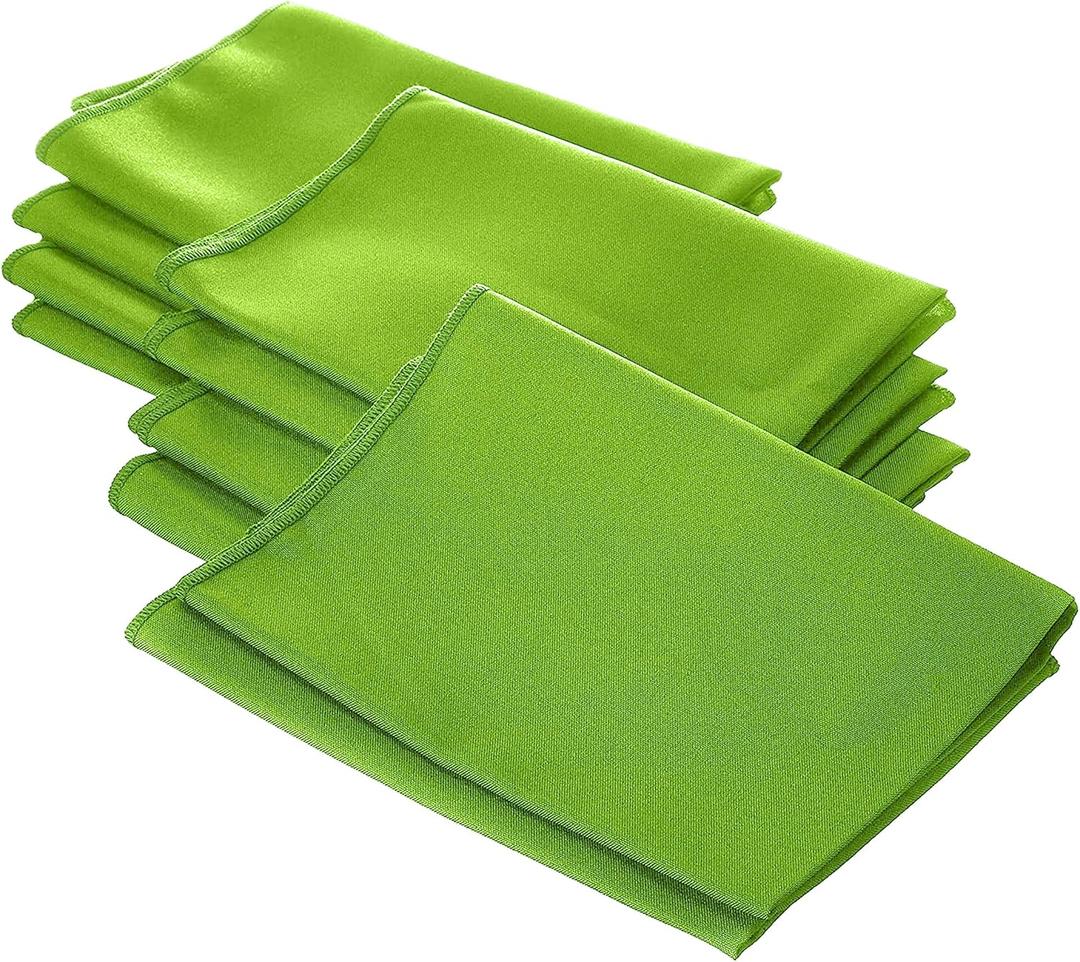 LA Linen 2Pack Poly Poplin Napkin, Soft Cloth Napkins, Washable Reusable Napkins, Stain and Wrinkle Resistance Table Napkins for Dinner, Wedding, Parties, 60"×120"