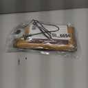 Livtribe AC 110V Heated Floor Mat for Foot, Wood Stripe Carbon Crystal Heating Pad, Electric Heated Foot Warmers for Office, Home Brown