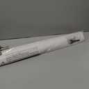 LazBlinds No Tools No Drill Cordless Roman Shades for Windows, Blackout Thermal Insulated UV Blocking Window Blinds, Lightweight Fabric Blinds for Indoor Windows, 47" W x 60" H, Blackout - White