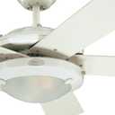 Westinghouse 7233600 Comet Indoor Ceiling Fan with Light, White