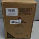 Folinstall Wide Mouth Apothecary Jar with Lid, 0.5 Gallon Glass Jar for Kitchen Storage and Laundry Room Organization, 72 oz Clear Glass Container for Cookie, Candy, Sugar, Flour, Nuts