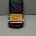 Travel Tea Sets 12 PACK Ceramic Teapot, Chinese Tea Pot Cup Set with Tray Infuser,Purple Clay Teapot,Teacups,Tea Canister,Bamboo Tray in One Tea Gift Bag for Outdoor Home Business (Brown)