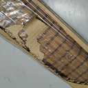 LazBlinds Cordless Blackout Bamboo Roman Shades, Room Darkening Blinds for Interior Windows, Thermal Insulated Roll Up Bamboo Blinds for Home & Patio, 35" W x 64" H, Penang Teak