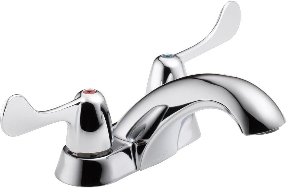 DELTA FAUCET 2529LF-LGHDF, 3.44 x 13.00 x 3.44 inches, Chrome