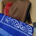 Haysandy 24 Pieces Western Cowboy Hat Set, Felt Cowboy Themed Party Hats with Paisley Bandanas for Kids Costume Party(Brown, Red, Blue)
Amazon's Choice