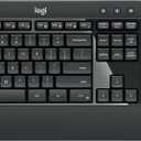 Logitech MK540 Advanced Wireless Keyboard and Mouse Combo for Windows, 2.4 GHz Unifying USB-Receiver, Multimedia Hotkeys, 3-Year Battery Life, for PC, Laptop