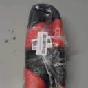 KUYOTQ Official Size 7 Basketball 29.5" Black Red Thickened Rubber in&Outdoor Mens Basketball for Game Play(Deflated)