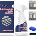 Rust Remover Spray for Metal, Powerful Rust Remover Heavy Duty Metal Cleaner, Multipurpose Rust Stain Remover for Metal, Stainless Steel, Automotive Parts, Fast Acting