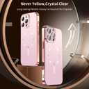 Astter for iPhone 16 Pro Max Case with Privacy Screen Protector & Full Camera Protection,Magnetic iPhone 16 ProMax Cover,Compatible with MagSafe Phone Case for 16 Pro Max-Pink
