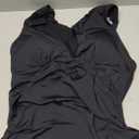 Yonique Women Plus Size Tankini Top Only Tummy Control Bathing Suit Top V Neck Swim Top No Bottom Large