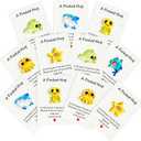 3 x 12 Sets of Valentine's Day Pocket Hug Cards, Ocean Animals Encouragement Pocket Hug Cards, Keepsake Exchange Cards for Colleagues and Family,Small Emotional Support Gifts, Easter Eggs Fillers, Long-Distance Gifts