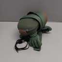 Bionic Heated Massager, Portable Shiatsu Neck and Back Massager, Electric Deep Tissue 4D Kneading Massage, Simulated Human Hand Design for Pain Relief and Muscle Relax (Textile Green)