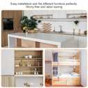 3 x uxcell M8 Half Moon Nuts Washers, 12 Pcs Iron Half Moon Nuts Spacer Washer, Spacer Connector Hardware Fittings, Bronze